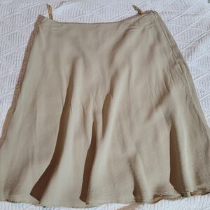 Banana Republic A-Line Skirt in Tan